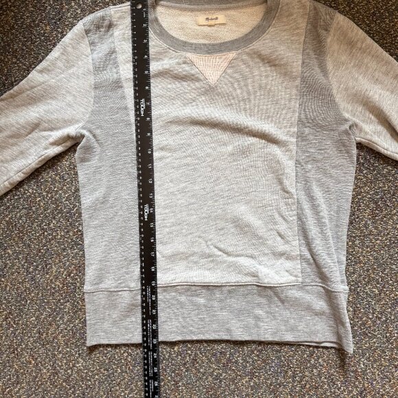 Madewell Gray Crewneck Sweatshirt Womens Medium - Picture 5 of 5